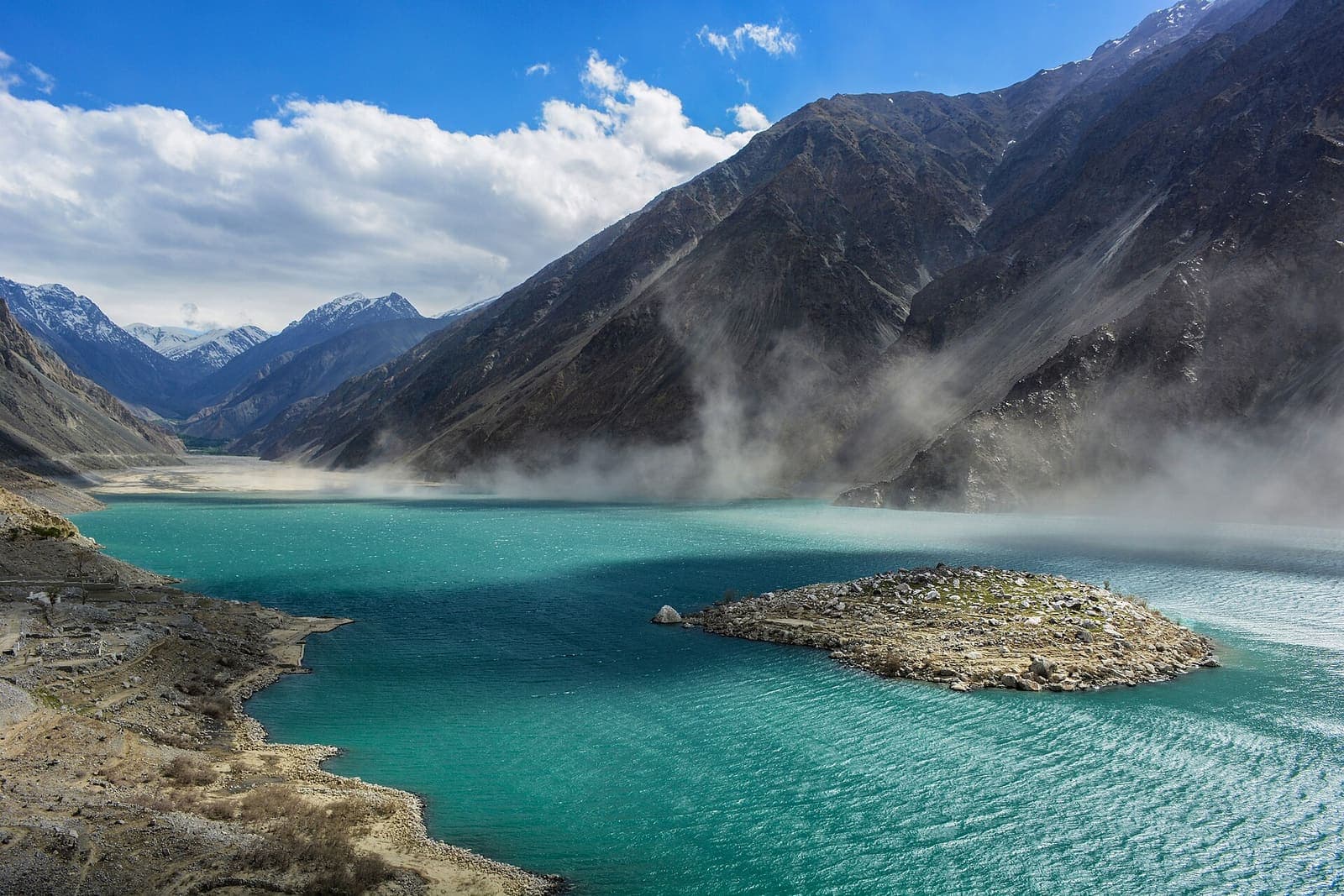 Satpara Lake Storm
