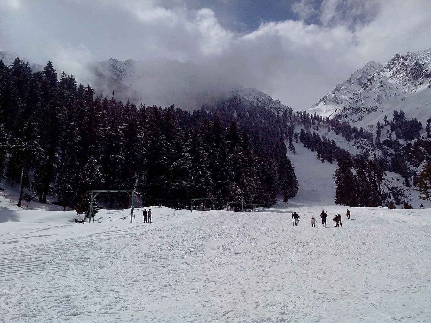 Mountain valley landscape